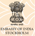 Logo of Indian Embassy in Stockholm, Sweden